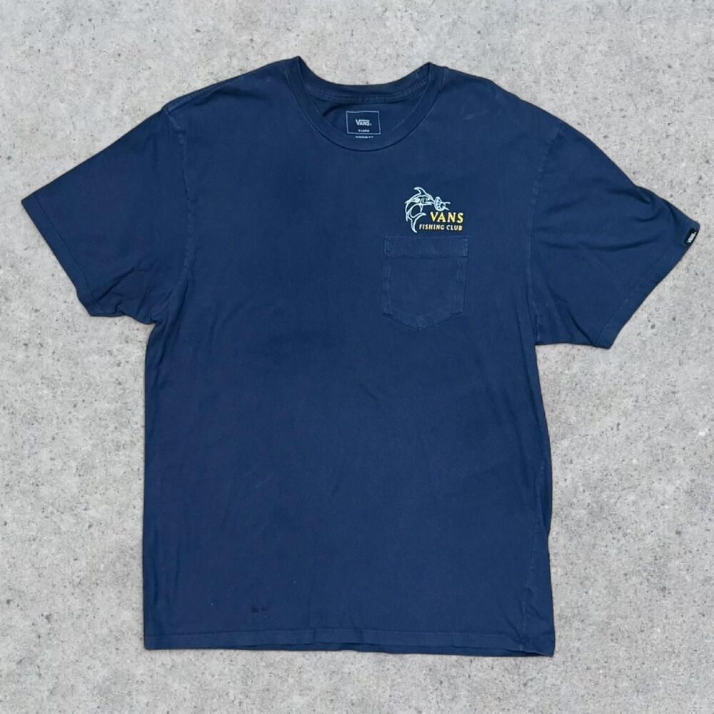 Vans Fishing Club Skateboarding Pocket T Shirt
